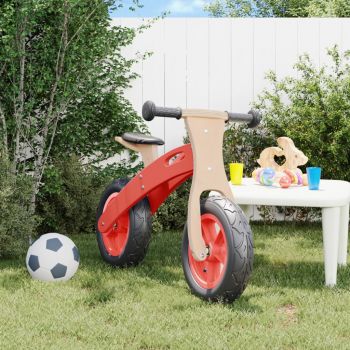 Gossi bicicleta echilibru pentru copii, cauciucuri pneumatice, rosu