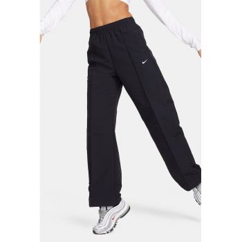 Pantaloni cu croiala ampla cu buzunare laterale