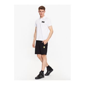 Pantaloni scurti barbati - EA7 Emporio Armani - Bumbac - Negru