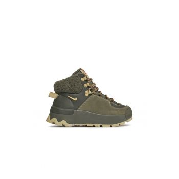 Pantofi sport dama -  303957 - Piele nabuc - Verde