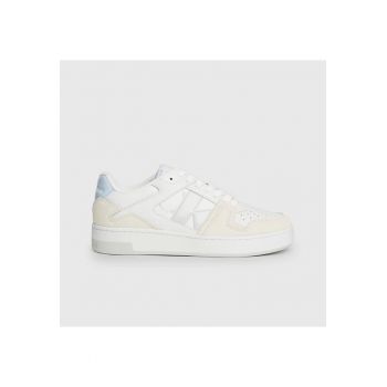 Pantofi sport  pentru Femei - basket cupsole low mix - YW0YW01388-0LB - Alb
