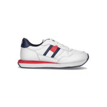 Pantofi sport  pentru Fete - flag low cut lace-up sneaker - T3X9-33133-0208100 - Alb