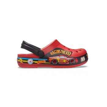 Papuci  pentru Baieti - crocs fl cars lights band kids clog t - 207719-8C1 - 5 - Rosu