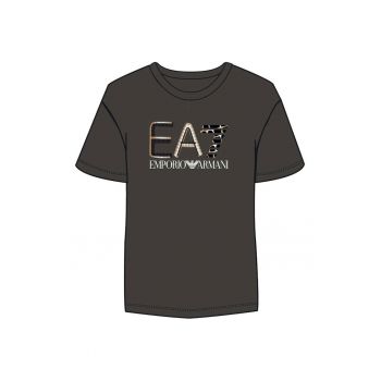 Tricou  W Tee Ss Rn Fancy Crossover - 3RTT36-TJDZZ-1200 - Femei - Negru