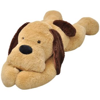 Gossi catel de plus de jucarie, maro, 80 cm