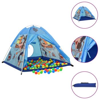 Gossi cort de joaca pentru copii, albastru, 120x120x90 cm