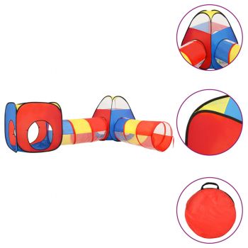 Gossi cort de joaca pentru copii, multicolor, 190x264x90 cm
