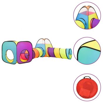 Gossi cort de joaca pentru copii, multicolor, 190x264x90 cm