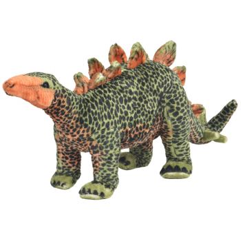 Gossi jucarie de plus dinozaur stegosaurus, verde si portocaliu xxl