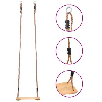Gossi leagan de scandura, 200 cm, lemn masiv de pin