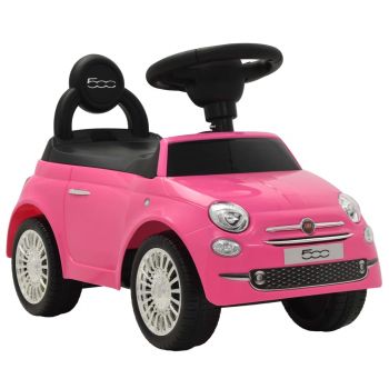 Gossi masinuta fara pedale fiat 500, roz