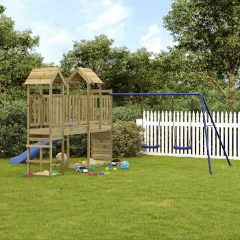 Gossi set de joaca pentru exterior, lemn de pin impregnat