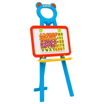 Gossi sevalet pentru copii 2-1 cu tabla magnetica si cu creta