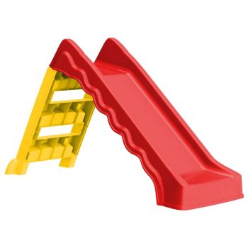 Gossi tobogan pliabil pentru copii de interior & exterior rosu/galben