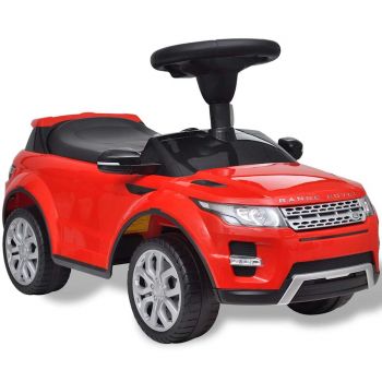 Masina pentru copii land rover 348, cu muzica, rosu