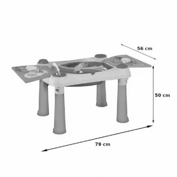 Masuta pentru copii extensibila Keter Creative Fun Table TurquoiseRed apa si nisip