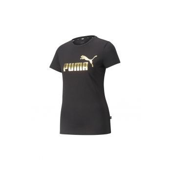 Tricou  Essentials+ Metallic W 848303-01 - Negru