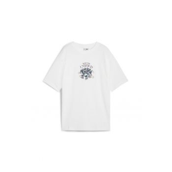 Tricou  pentru Femei - downtown relaxed graphic tee - 626651-02 - 2XS INTL - Alb