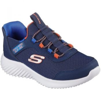 Adidasi Pantofi sport copii Skechers Bounder - Brisk-burs 403822L-NVBL