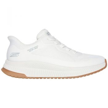 Adidasi Pantofi sport femei Skechers Bobs Squad 4 - Stapl 117624-WHT