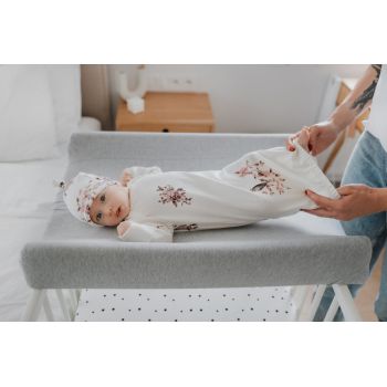 Cearceaf pentru masa de infasat din bumbac Mint Sleepee