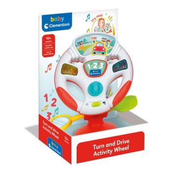 Clementoni Turn And Drive Activity Wheel (I-17929)