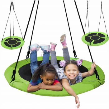Leagan tip cuib de barza, diametru 100 cm, maxim 120 kg, ajustabil pe inaltime, protectie uv