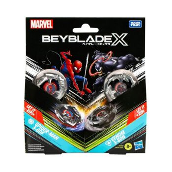 Marvel Bey Blade X Spider-man 3-60f Vs. Venom 3-80n (g0288)