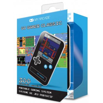 My Arcade Go Gamer Classic 308 Games Negra Azul 6.25cm