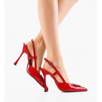 Pantofi dama Lord Rosii