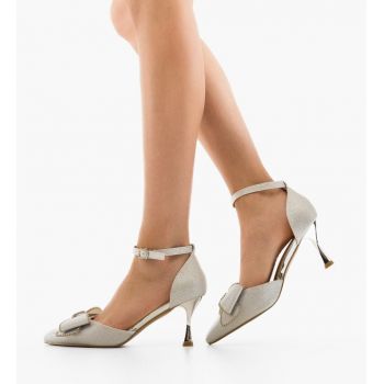 Pantofi dama Myrelam Argintii