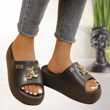 Papuci BeHappy - BG177 Black
