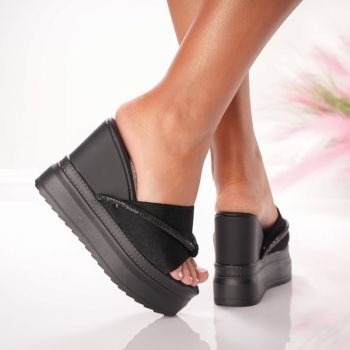 Papuci Cu Platforma - 3AW317 Black