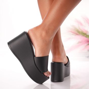 Papuci Cu Platforma - 5WL6 Black