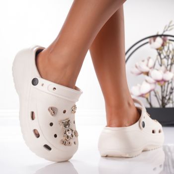 Saboti Krock Cu Platforma - F-178 Beige