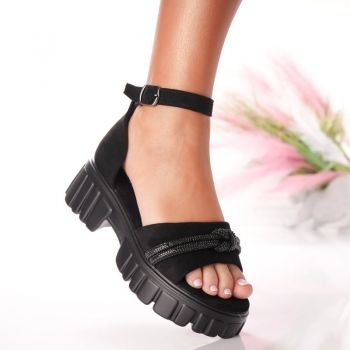 Sandale Dama Casual - F-130 Black