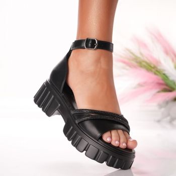 Sandale Dama Casual - F-132 Black