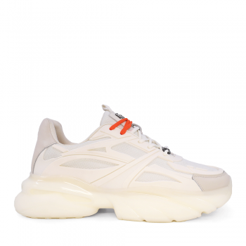 Sneakers bărbați Enzo Bertini bej din piele naturală  și textil  3867BP431BE