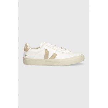 Veja sneakers din piele Campo culoarea alb