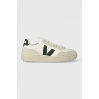 Veja sneakers din piele V-90 culoarea: alb VD2003384A
