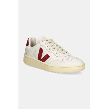 Veja sneakers din piele V-90 culoarea alb, VD2003657A