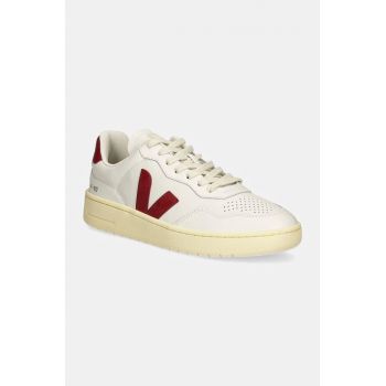 Veja sneakers din piele V-90 culoarea alb, VD2003657B