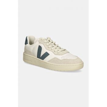 Veja sneakers din piele V-90 culoarea alb, VD2003845B