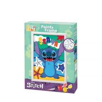 Disney stitch paint & frame