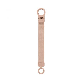 Lantisor Bibs clip Loop pentru suzeta Blush