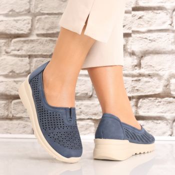 Pantofi dama casual Bleumarin din Piele Ecologica Sonita Pantofi dama casual Bleumarin din Piele Ecologica Sonita