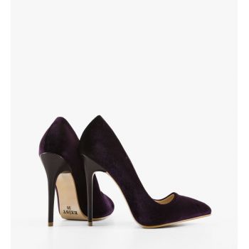 Pantofi stiletto dama Hahn Mov