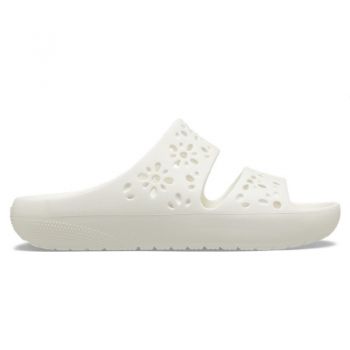 Papuci Crocs Classic Floral Cut Out Sandal