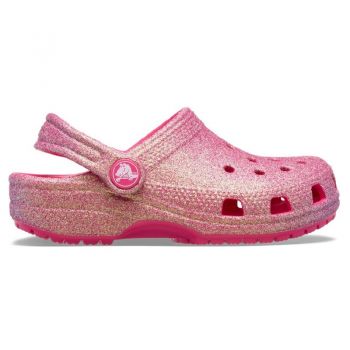 Papuci Crocs Classic Iridescent Glitter CgT