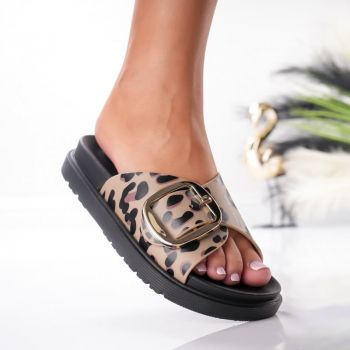 Papuci Dama - LL-373 Leopard